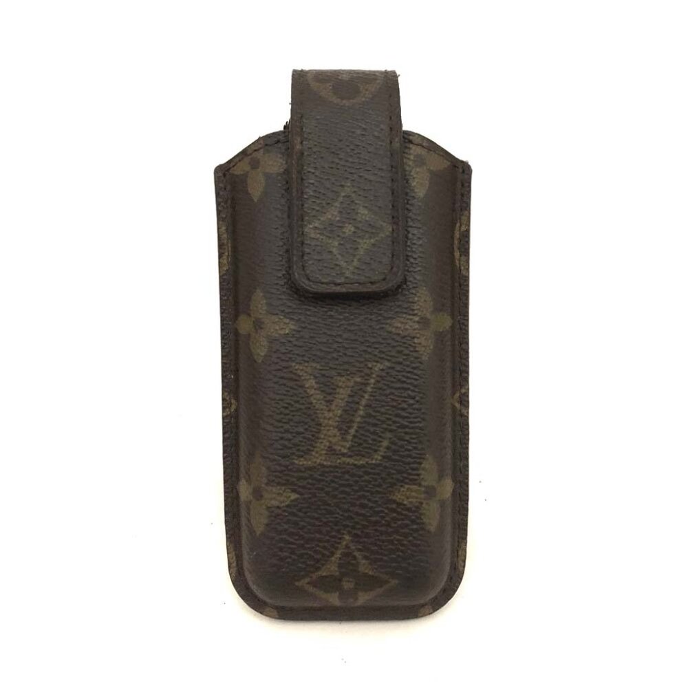 Authentic Louis Vuitton Etui Telephone Monogram Case Japan/Vintage Phone Holder